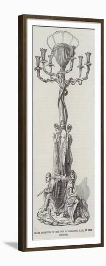 Plate Presented to the Honourable R Godlanton, Mlc, by Cape Colonists-null-Framed Giclee Print