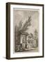 Plate Seven from Evenings in Rome, 1763-64-Hubert Robert-Framed Giclee Print