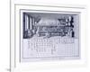 Plate Showing Chemical Laboratory and Table of Affinities from Denis Diderot-null-Framed Giclee Print