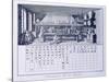 Plate Showing Chemical Laboratory and Table of Affinities from Denis Diderot-null-Stretched Canvas