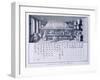 Plate Showing Chemical Laboratory and Table of Affinities from Denis Diderot-null-Framed Giclee Print