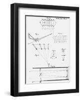 Plate Showing Diagram of the Optics of a Reflecting Telescope (Fig 2), 1704-null-Framed Giclee Print