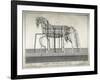 Plate Showing Iron Framework of Equestrian Statue and Pillars Supporting it from Denis Diderot-null-Framed Giclee Print