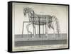 Plate Showing Iron Framework of Equestrian Statue and Pillars Supporting it from Denis Diderot-null-Framed Stretched Canvas