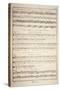 Plate Showing Sheet Music with Three Examples of Ancient Greek Music and a Chinese Air-null-Stretched Canvas