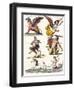 Plate Showing Various Mythological Hybrids, 1830-German School-Framed Giclee Print