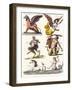 Plate Showing Various Mythological Hybrids, 1830-German School-Framed Giclee Print