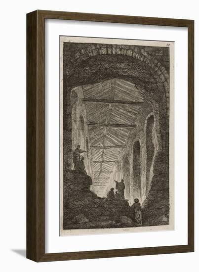 Plate Ten from Evenings in Rome, 1763-64-Hubert Robert-Framed Giclee Print