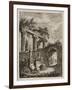 Plate Three from Evenings in Rome, 1763-64-Hubert Robert-Framed Giclee Print