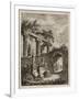 Plate Three from Evenings in Rome, 1763-64-Hubert Robert-Framed Giclee Print