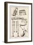 Plate Vi: Wind Instruments from the Encyclopedia of Denis Diderot-Robert Benard-Framed Giclee Print