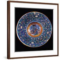 Plate with Coat of Arms-Giorgio Andreoli-Framed Giclee Print