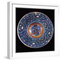 Plate with Coat of Arms-Giorgio Andreoli-Framed Giclee Print