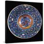 Plate with Coat of Arms-Giorgio Andreoli-Stretched Canvas