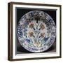 Plate with Floral Designs, Iznik Pottery, Turkey-null-Framed Giclee Print