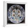 Plate with Floral Designs, Iznik Pottery, Turkey-null-Framed Giclee Print