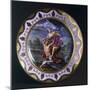 Plate with Mythological Scene Depicting Deianira and Nessus-null-Mounted Giclee Print