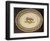 Plate with Openworked Edging, Circa 1800, Stoneware-null-Framed Giclee Print
