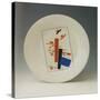 Plate with Suprematist Decoration-Kasimir Severinovich Malevich-Stretched Canvas