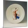 Plate with Suprematist Decoration-Kasimir Severinovich Malevich-Mounted Giclee Print