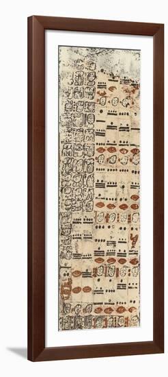 Plate XXIV of the Dresden Codex-null-Framed Giclee Print