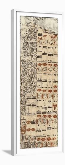 Plate XXIV of the Dresden Codex-null-Framed Giclee Print