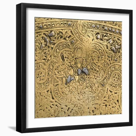 Plateau au nom du sultan Salih Nadjim al-Din Ayyub-null-Framed Giclee Print