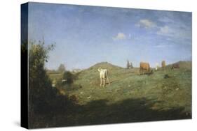 Plateau in Bugey, 1859-1860-Antonio Fontanesi-Stretched Canvas