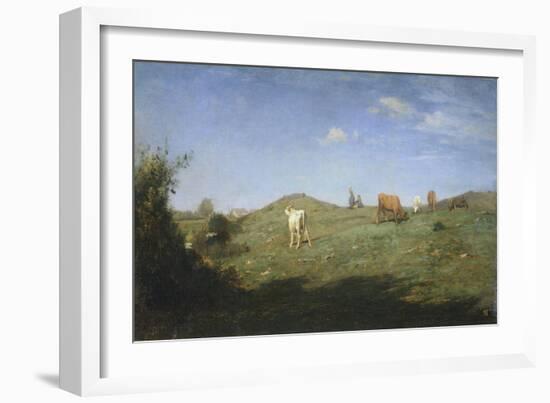 Plateau in Bugey, 1859-1860-Antonio Fontanesi-Framed Giclee Print