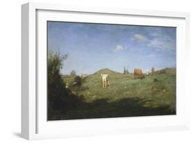 Plateau in Bugey, 1859-1860-Antonio Fontanesi-Framed Giclee Print