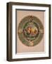 'Plateau in Majolica Ware', 1863-Robert Dudley-Framed Giclee Print