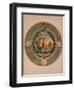 'Plateau in Majolica Ware', 1863-Robert Dudley-Framed Giclee Print