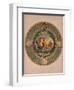 'Plateau in Majolica Ware', 1863-Robert Dudley-Framed Giclee Print