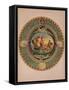 'Plateau in Majolica Ware', 1863-Robert Dudley-Framed Stretched Canvas