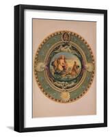 'Plateau in Majolica Ware', 1863-Robert Dudley-Framed Giclee Print