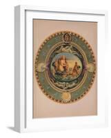 'Plateau in Majolica Ware', 1863-Robert Dudley-Framed Giclee Print