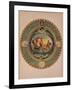 'Plateau in Majolica Ware', 1863-Robert Dudley-Framed Giclee Print