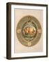 Plateau in Majolica Ware, Presented by the Earl of Mount Edgecumbe-Robert Dudley-Framed Giclee Print