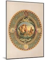 Plateau in Majolica Ware, Presented by the Earl of Mount Edgecumbe-Robert Dudley-Mounted Giclee Print