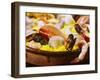 Plateful of Paella Made with Mussels, Shrimp and Rice-John Dominis-Framed Photographic Print