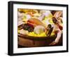 Plateful of Paella Made with Mussels, Shrimp and Rice-John Dominis-Framed Photographic Print