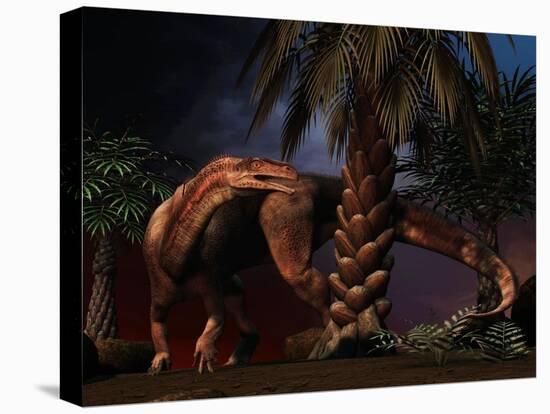 Plateosaurus Was a Dinosaur That Lived During the Late Triassic Period-null-Stretched Canvas