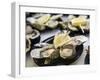 Plates of Fresh Oysters, Sydney's Fish Market at Pyrmont, Sydney, Australia-Andrew Watson-Framed Photographic Print