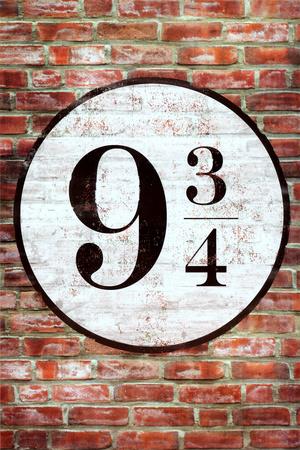 'Platform 9 3/4 King's Cross Poster Print' Poster | AllPosters.com
