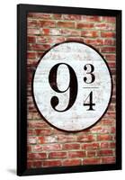 Platform 9 3/4 King's Cross Poster Print-null-Framed Poster