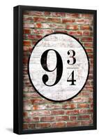 Platform 9 3/4 King's Cross Poster Print-null-Framed Poster