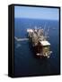 Platform and Drill Rig, Morecambe Bay Gas Field, Lancashire, England, United Kingdom-Nick Wood-Framed Stretched Canvas