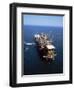 Platform and Drill Rig, Morecambe Bay Gas Field, Lancashire, England, United Kingdom-Nick Wood-Framed Photographic Print