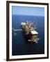 Platform and Drill Rig, Morecambe Bay Gas Field, Lancashire, England, United Kingdom-Nick Wood-Framed Photographic Print