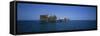 Platform and Drilling Rigs, Morecambe Bay Gas Field, England, United Kingdom, Europe-Nick Wood-Framed Stretched Canvas